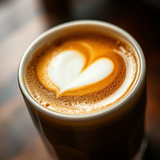 A close-up shot of a freshly pulled espresso shot