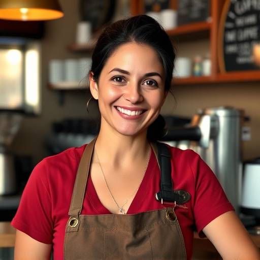 Photo of Maria Rodriguez, Lead Barista at The Daily Grind
